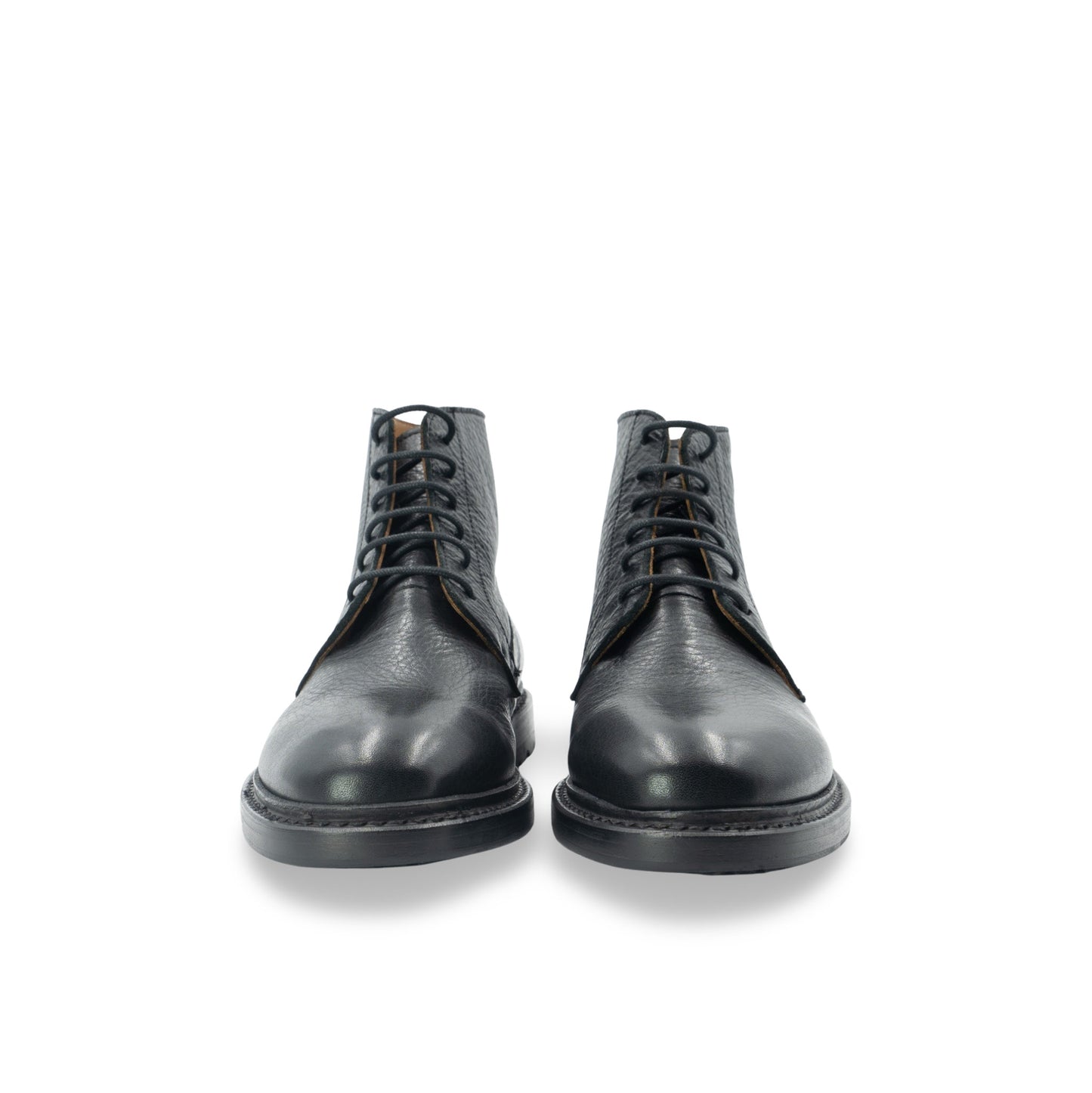 Chukka Boots - Black Grained Leather