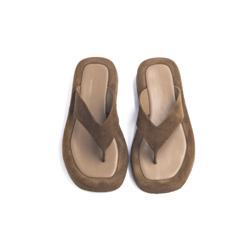 Sparrow Sandals - Brown Suede