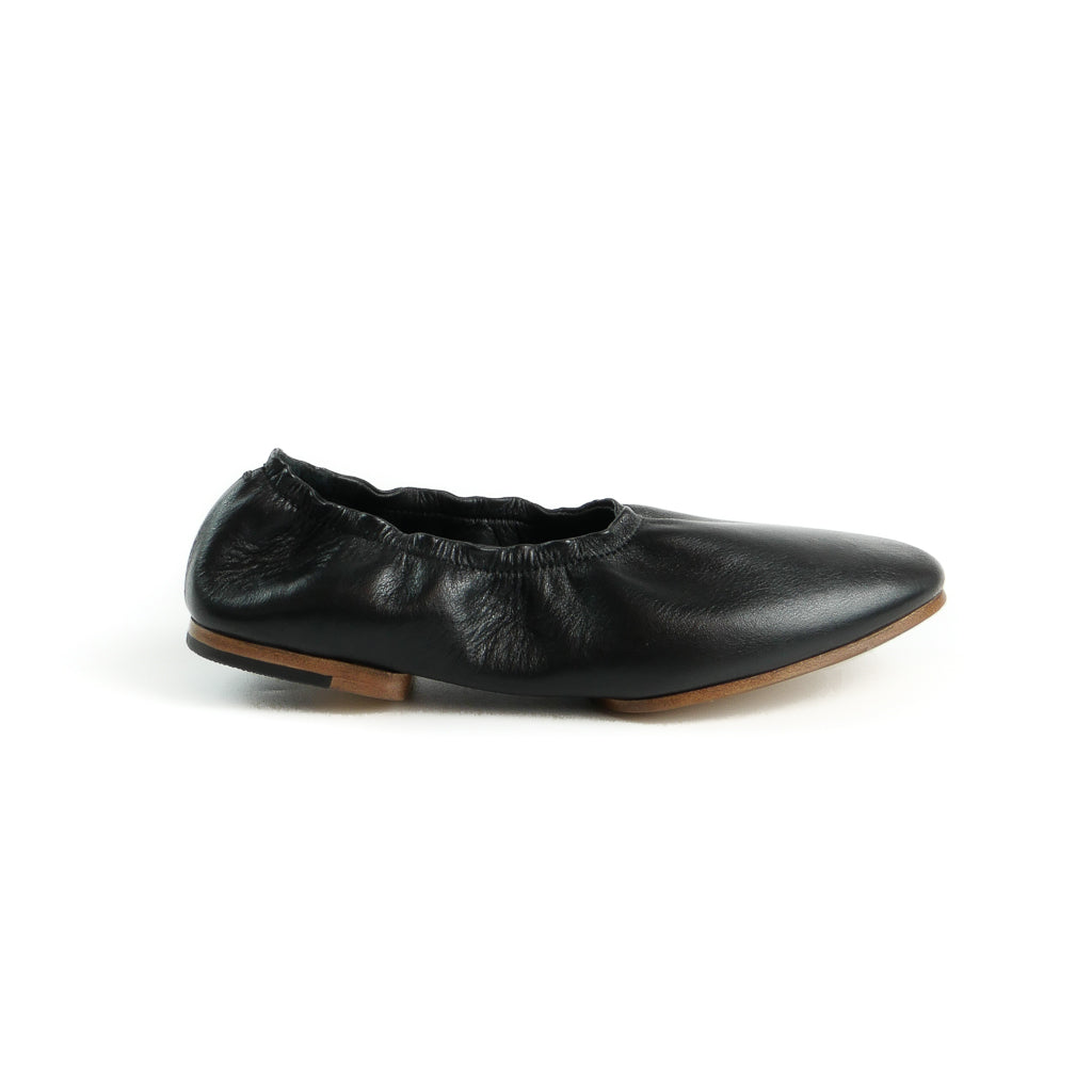 Jazz Flats - Black Lambskin